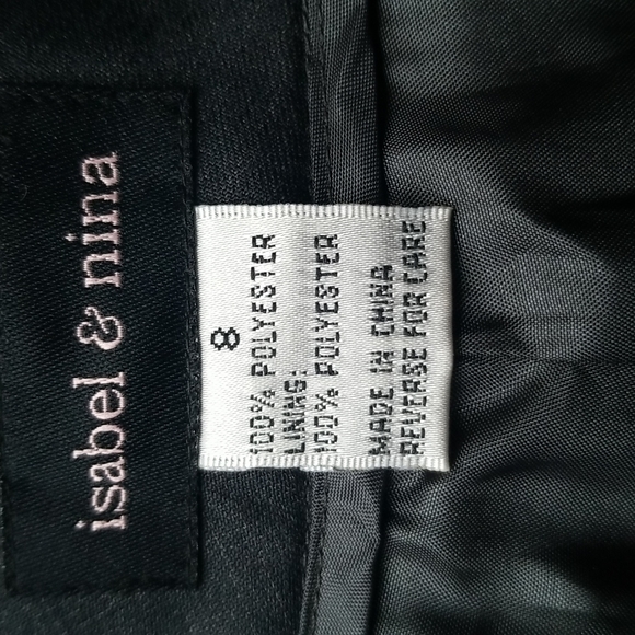 Very Sharp Never Worn Charcoal Gray Isabel & Nina Pantsuit. - Picture 4 of 5